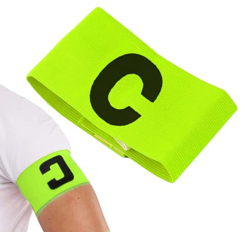 ZYBHMJE Captain's Armbands Adult & Youths Elastic Sports Arm Band Adjustable Captain Armbands for Football Soccer Hockey Rugby etc