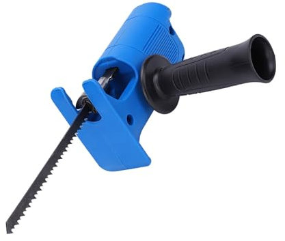 Majatou Electric Reciprocating Saw, Drill Attachment for Wood & Metal Cutting, 45° Angle, High Speed Steel Blade, 5.9in/5.1in/3.9in Blade Sizes