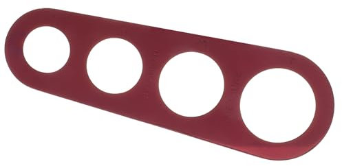 POPETPOP 4agujero Medidor De Pasta Inoxidable Para Espaguetis y Fideos Herramienta De Medición De Cocina Fácil De Usar