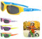 dellyy Kinder Fahrradbrille Sportbrille (GelbBlau)