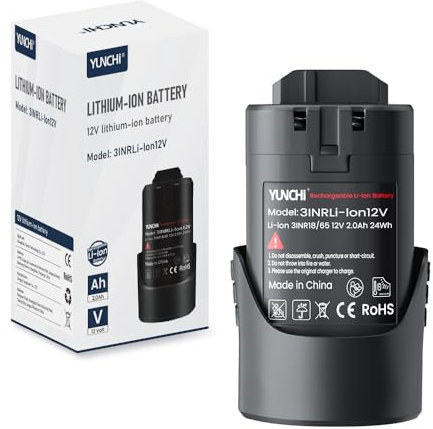 YUNCHI 2Ah Akku für Bosch Professional 12V System