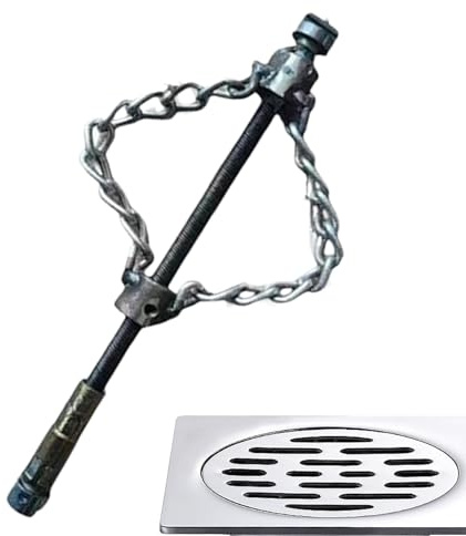 Huehkir Herramienta Flexible Desincrustante | Herramienta de Mantenimiento para Cañerías - Equipo Multipropósito De Fontanería Para Desagües De Ducha Con Obstrucción Por Cabello