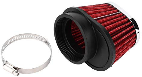 Akozon Filtro de aire del motor Kit de filtro de admisión de aire para motocicleta Accesorio de filtro del Filtro de Aire Moto(60mm)