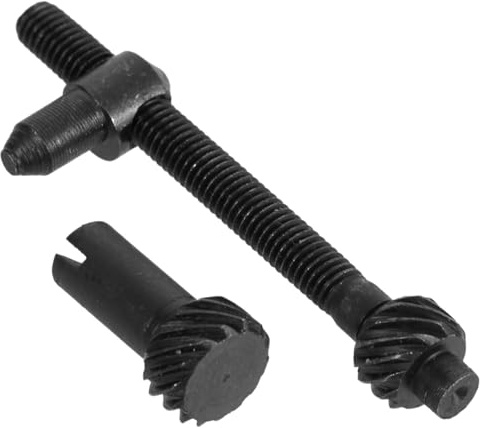 NULYLU Kit de Vis de Réglage pour Tendeur de Chaîne Métallique en Fer, 1 Set Surface Lisse et Protection Antirouille, Adapté pour Chaînes Tronçonneuse 4500 5200 5800