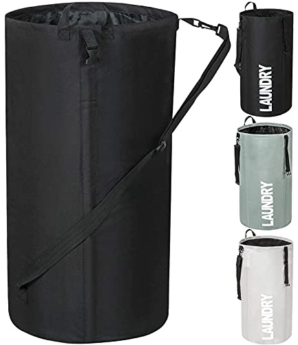Chrislley 106L Collapsible Laundry Basket, Laundry Backpack, Laundry Bag