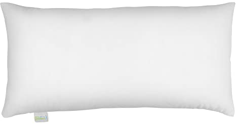 Bodyprotect Ecoline Kopfkissen 2 Stück 40 x 80 cm, 2er Set Kissen, Doppelpack Bettwaren Set aus 100% Mikrofaser, waschbar, weiß