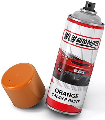 Xtremeauto Brake Caliper Spray Paint - High Temperature Brake Caliper Paint, 400ML Gloss Brake Callipers Aerosol Break Calipers Paint (Bright Orange)