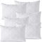 LSC Pillow Protectors 6 Pack Quilted Ultra Soft Anti Allergy Pillow Cover Breathable and Comfortable Microfiber White Pillowcase 48x74 CM (PACK OF 6)