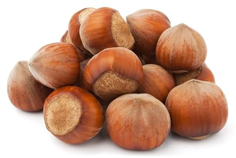Natural Food Haselnüsse mit Schale - Haselnüsse in der Schale - PREMIUM - Hazelnuts Ganz - Haselnuss Frisch und Lecker - Wertvolle Essentielle Fettsäuren OMEGA-3 - Haselnuesse aus Europa - 2 kg