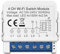 HiCOZZIE Tuya Smart WiFi Interruttore Della Luce Controllo A 4 Vie Mini Interruttore Controllato da Home Durevole Facile da Usare