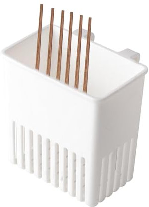 BommFu Égouttoir à ustensiles, Porte-ustensiles - Panier de séchage pour ustensiles de Cuisine, Support de séchage,Porte-argenterie et égouttoir à Couverts pour cuillères et Baguettes