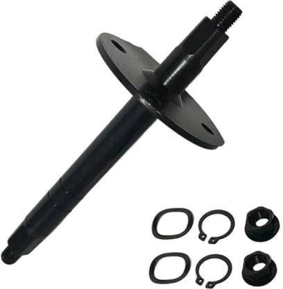 BlissfulAbode Pedal de eje de rueda media para bicicleta de ejercicio, 17/20 x 165/180 mm, eje de metal resistente al desgaste, accesorios dinámicos para eje de rueda de bicicleta