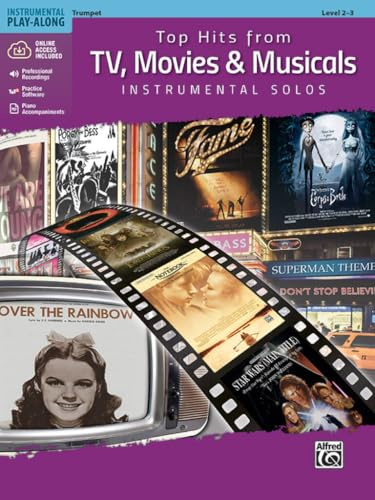 ALFRED'S INSTRUMENTAL PLAY-ALONG: TOP HITS FROM TV, MOVIES & MUSICALS - TRUMPET (BOOK/CD) TROMPETTE+
