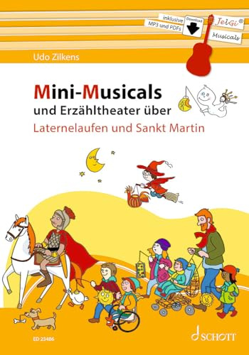 Mini-Musicals und Erzähltheater über Laternelaufen und Sankt Martin: guitar. Méthode.