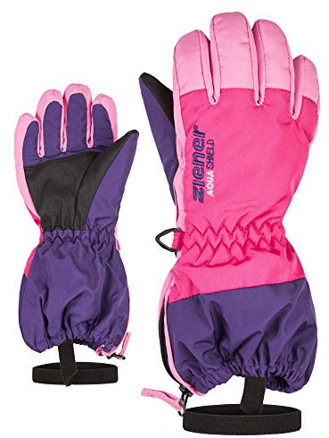 Ziener Kinder LEVIO Ski-Fäustling/Wintersport | wasserdicht atmungsaktiv, dark purple, 92cm
