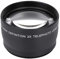 Téléobjectif Appareil Photo téléobjectif 58mm grossissement 2X téléobjectif Universel téléconvertisseur avec Pochette pour Accessoire de caméra
