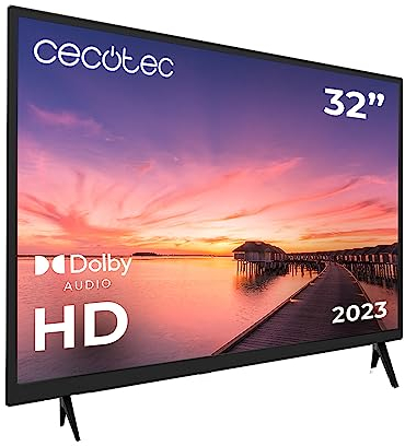 Cecotec TV TV 0 Series 32 , HD, Résolution optimale des Images et des vidéos, Dolby, Memoria Flash, HDMI/USB, 2023