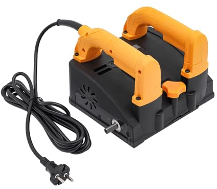 DeeDuud Betonfräse 1200W, Mauernutfräse 4000 U/min Einstellbare Tiefe 1-4mm, Schlitzfräse für Schaufeln von Sandputz und Zementwänden Spachtelwänden (Zementmesser)