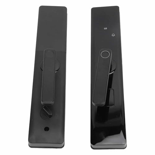 Serrure De Porte Intelligente Avec Poignée, Serrure De Porte à Empreinte Digitale Avec Entrée Sans Clé Avec Contrôle App Et Code D'accès Bouton De Porte Biométrique électronique