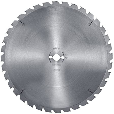 kwb Kreissägeblatt 500 x 30 mm, Made in Germany, nagelfester Spezial-Trapezzahn, mittlere Schnittgüte, Sägeblatt geeignet für Weich- und Hartholz, Konstruktionsvollholz und Holzplatten