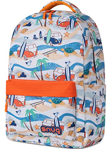 Snug Kinder-Rucksack für Schule, Sport und Reisen, perfekt für Kinder ab 4 Jahren, Strand, Einheitsgröße