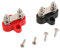 EPLZON M6 1/4 2 Stück Anschlussbolzen Batterieklemmenblöcke 12-48V DC Sammelschiene Busbar für Wohnmobil LKW Camper Boot