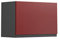 Vicco Hängeschrank R-Line, hängender Küchenschrank, Rot/Anthrazit, 60 cm J-Shape, flach