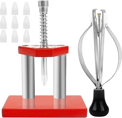 JABNOW Watch Hand Remover Tool 2Pcs Watch Repair Puller Professional Watch Hand Presser Watch Hand Setting Tool Watch Puller Remover Watch Hand Puller Tool Plunger Set
