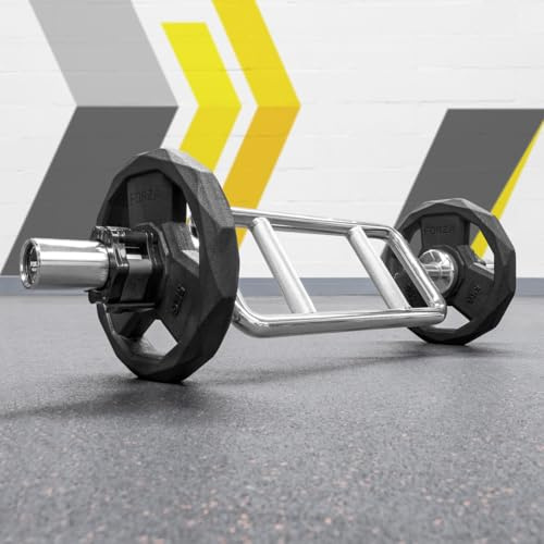 FORZA Bilancere Olimpico Per Tricipiti [9kg] | Barra Per Tricipiti Con Impugnatura Ergonomica | Alta Resistenza | Allenamento Mirato Della Forza – Attrezzature Per Palestra E Casa