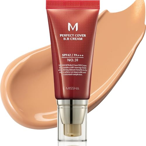 MISSHA M Perfect Cover BB Cream No.31 Golden Beige SPF 42 PA+++ 1.69 oz