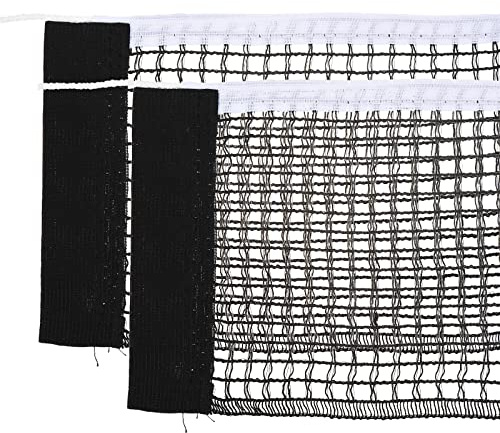 PATIKIL Table Tennis Net Replacement, 2 Pack Ping Pong Net String Tension Equipment Accessories Polyester Cotton for Indoor Outdoor, Black