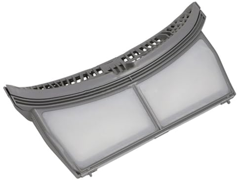 SPARES2GO Fluff Filter Lint Screen compatible with Beko Tumble Dryer (Grey)