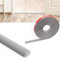 Flintronic Übergangsprofil Selbstklebend, 1.2m x 3.5cm PVC Boden-Leiste, Übergangsleiste Boden, Übergangsschiene ohne Bohren, Abdeckleiste für Fliesen, Holz, Laminat, Höhenausgleich 5mm(Graue)