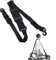 WeddHuis Tracolla Universale Regolabile per Monopattini Elettrici Biciclette per Bambini Cinghia di Trasporto Accessori per Scooter Tappetino Yoga Borsa per Laptop (Nero)