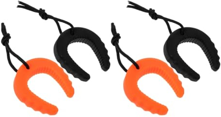 Laroal Lot de 4 butées de porte anti-claquement de porte d'urgence, fixations de cales de butée de porte, protège-doigts, empêchent les portes de se fermer