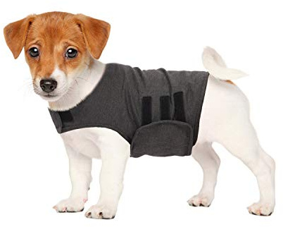 KELIVOL Abrigo de ansiedad para perro, chaqueta para aliviar la ansiedad, chaleco envolvente ligero y relajante, se utiliza para mantener la comodidad de los perros con miedo a los fuegos