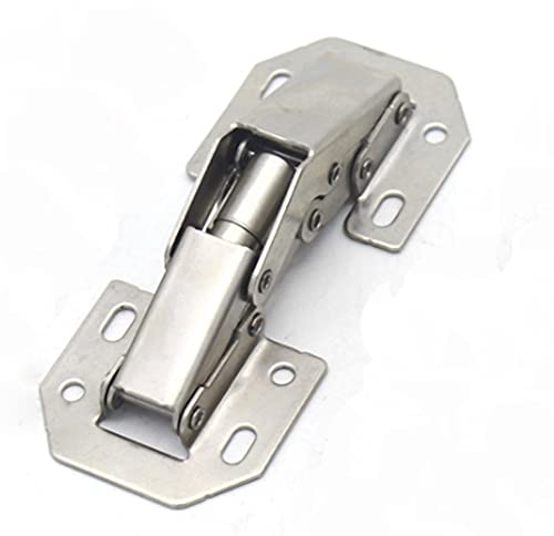 4 Pcs 4 Inch Hinges for Cabinet Doors, Easy Installation Hinges for Window Drawer Cupboard Cabinet Door Hinges Surface Mount Hinge