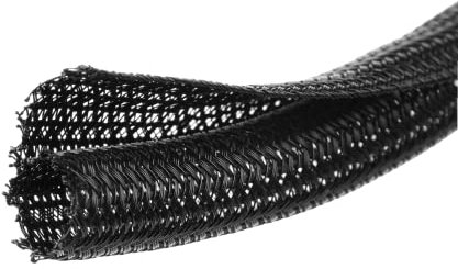 Bates 1/2 inch 10ft Long Cable Management Sleeve - Split Sleeve Wire Wrap, Secure Cord Protection