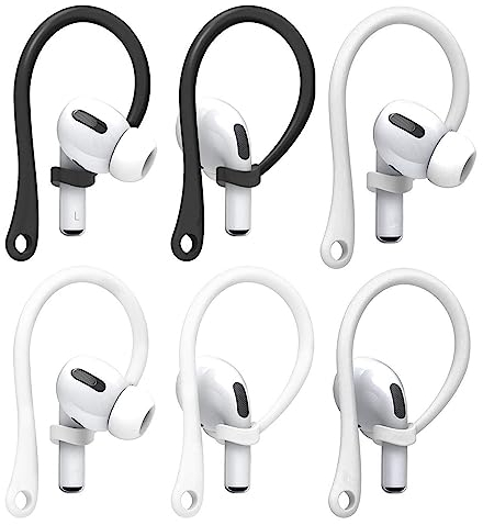 GWAWG 3 Paires écouteur Earhooks Silicone Crochet Ecouteur, pour Les écouteurs Airpod, Oreillettes Le Sport et La Course à Pied