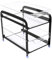 Xafrstyu Unterschrank Organizer, Küchen Organizer Unterschrank, Schrank Organizer Küche, Unterwaschbecken Organizer für Hängeschrank, Spüle & Bad (Schwarz,2 Boxen)