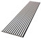 wohnartig® Akustikpaneele 1,485m² - 275cm x 54cm* set - (set = 2 Stück 275cm x 27cm) | Farbe: Weiß 590 | Wandverkleidung | Akustikpaneel | Wandpaneele auf filz | Akustikfilz | Lamellenwand