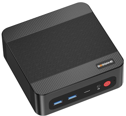 BOSGAME P4ultra Office-Gaming-Mini PC, Ryzen 7 7730U (Up to 4.5GHz), 16GB DDR4 RAM 1TB NVMe SSD Mini Desktop PC, HDMI/DP/USB-C, Triple 4K Display, Dual 2.5G LAN, WiFi 6E, BT5.2, Mini Computer