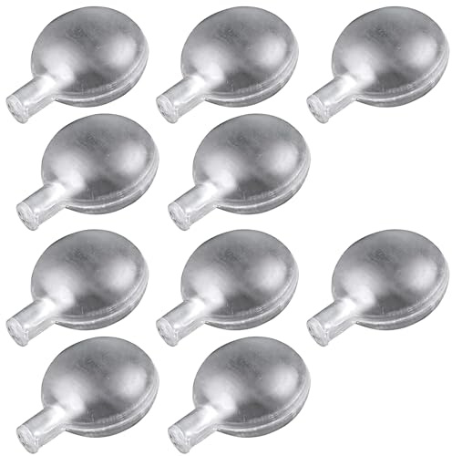 cyclingcolors 10x Squeaker Airbag Repuesto Inserción Sonido Ruido Juguete Plástico Transparente Mascotas, Ø25mm
