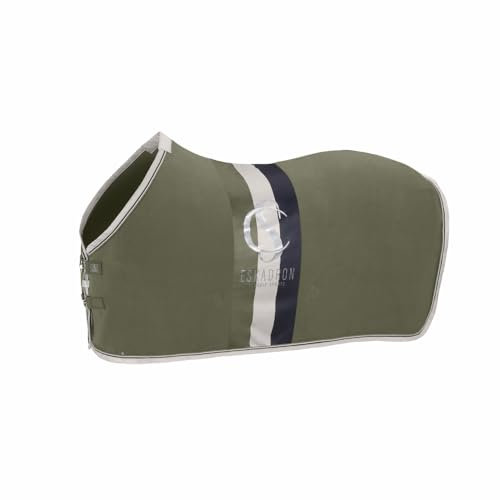 Eskadron Classic Sports Abschwitzdecke Fleece Stripe, Größe:125 cm, Farbe:Dusty Olive