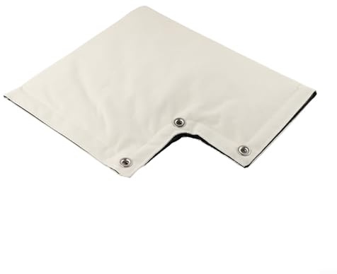 Funda impermeable anticongelante diseñada para proteger grifos y tuberías al aire libre de temperaturas frías y condiciones de congelación (blanco)