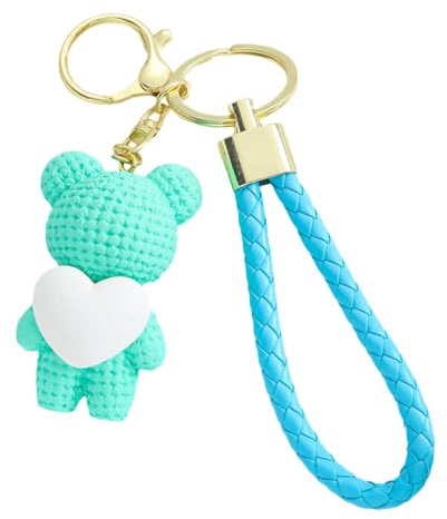 Bag Keychain Bear, Bear Nyckelringar 3D Mini Ornaments Hänge Nyckelringar | Armbandsnyckelring Förtjusande kul Dekorativ Söta tillbehör Barnfestfavoriter för handväska Väs