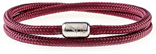 Wind Passion - Bracciale Sportivo Uomo e Donna in Corda Nautica con Chiusura Magnetica, Stile Surfer e Marinaio, Accessorio Versatile Lifestyle, Idea Regalo Unica per Amanti del Mare e della Nautica