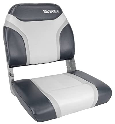 Waterside Captain Deluxe Bootssitz grau/weiß