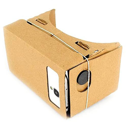 Lentes de resina de cartón 3D VR, gafas de realidad virtual, videojuego de películas, auriculares VR, negro y 21 x 8 x 9 cm