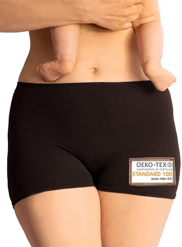 Mrs. Mum Wochenbett Unterwäsche I ÖkoTex I Made in EU I 7 STK I Postpartum Unterwäsche waschbar I Damen Unterhosen nach Entbindung I Kaiserschnitt Unterhose
